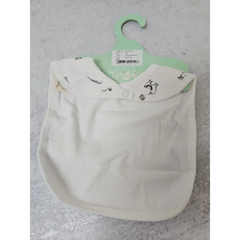 Baby Bandana Bib Lama Organic Cotton Bib  Baby Reversible
